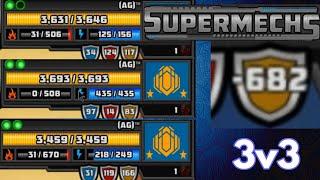 Supermechs 3 counters!? 3v3 ️ (-682 res?)