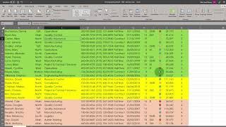 Sorting Data Based on Color Font or Cell Background Color | Excel 2019 Tips and Tricks