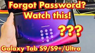 Galaxy Tab S9/S9+/Ultra: Forgot Password? Let's Factory Reset!