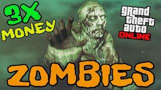 GTA Online 3x Money Update! New Zombie Survival, Ghosts, and UFO's