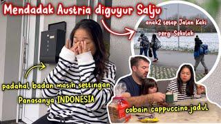 SAMPAI AUSTRIA DINGIN BANGET & SUDAH BERSALJU‼️ABANG COBAIN MINUM CAPPUCCINO JADUL ALA INDONESIA‼️