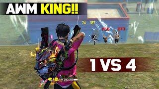 SNIPER KING IS BACK!!(SOLO VS SQUAD) | GARENA FREE FIRE