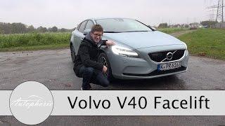 2017 Volvo V40 Facelift Test / Volvo V40 D3 Diesel (150 PS) / Thor's Hammer - Autophorie