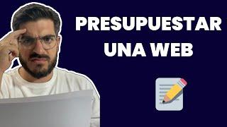  Cuanto cobrar por hacer una página web [ Presupuesto total ]