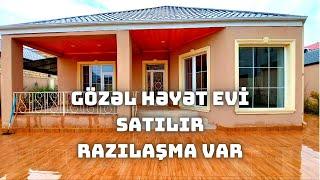 GOZEL HEYET EVI SATILIR 135.000 AZN RAZILASMA | GENCEDE SATILAN EVLER