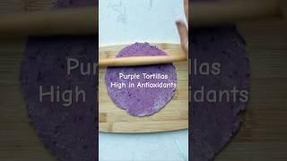 High in Antioxidants - Purple Sweet Potato Tortilla #tortilla #healthyfood