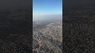 Flying over Amman, Jordan
