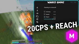 BEST AUTOCLICKER FOR MINECRAFT? 20CPS MINEMEN.CLUB? *REACH* | WALECZ GHOST |#minecraft