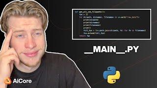 The __main__.py File Runs When you Run a Folder
