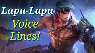 Lapu Lapu voice lines and quotes \ Dialogues with English Subtitles | Mobile Legends