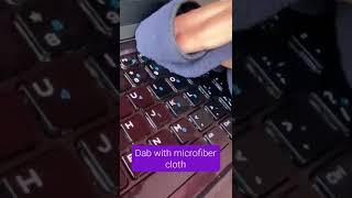 what to do when you spill water on your laptop  #shorts