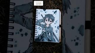 Киригай Кадзуто из аниме Кирито #art #drawing #painting #scetchbook #kirito #kirigayakazuto