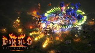 Diablo 2 Resurrected 4K Max Settings DESTRUCTION Melee Sorceress  Gameplay