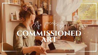 MY PAINTING COMMISSION PROCESS | PAINT WITH ME AND CLIENT FEEDBACK | Alex Goddard Art