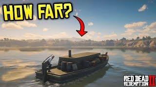 Red Dead Redemption 2 - HOW FAR CAN YOU GO? Trying to Make it to Mexico on Boat!