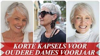 Leuke korte kapsels voor oudere dames voorjaar 2018