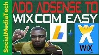 Adding Google Adsense To Your Wix Website - Wix com Tutorial - Wix My Website