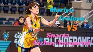 Highlight : Mariya Frolova | Superliga Parimatch 2023/24 | Round 7 : Enisey VS Sparta