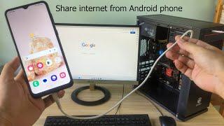 Connectivity Made Easy: Share Internet with Your USB Cable