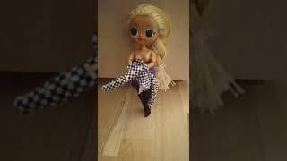 my dolls evening routine (and yes she has underwear on)