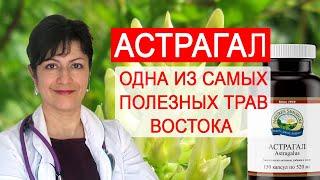 Корень Астрагала НСП в капсулах. Доказательная медицина - полезные свойства. Видеокаталог NSP