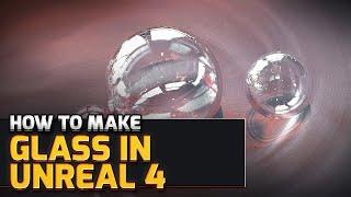 How to make Glass Material Unreal Engine 4 | PATH TRACER UE4 4.27