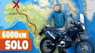 My DREAM Motorcycle Trip to Alaska as a BEGINNER (Full Film)