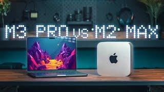 UNEXPECTED Results! MacBook Pro M3 Pro vs Mac Studio M2 Max