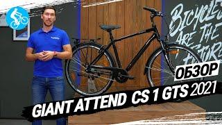 ГОРОДСКОЙ ВЕЛОСИПЕД GIANT ATTEND CS 1 GTS 2021. ОБЗОР