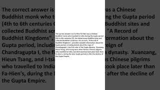 Which of the following Chinese pilgrim gives accou