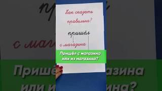 Пришел с магазина или из магазина - какой предлог правильный? | Русский язык