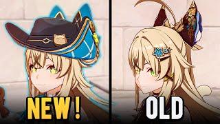 Kirara NEW Skin vs Classic Outfit (Side by side) - Genshin Impact 4.8