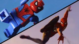 Spider-Man PS4 Scene Remade Entirely In Lego