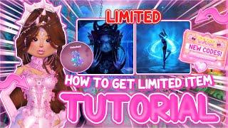 *TUTORIAL* HOW TO GET THE NEW LIMITED ITEMS IN THE DRESS TO IMPRESS EVENT! *SECRET CODE* | Roblox