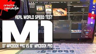 Real World Macbook Pro M1 Test!  M1 Versus i9 Macbook Pro!