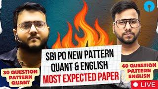  SBI PO Prelims 2024 Paper Based on Changed Pattern Quant & English | Harshal Sir & Varun Sir