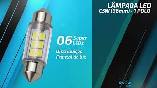 Lâmpada de LED C5W - 6 Super LED's