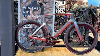 SCOTT Bikes for 2025 new models: Addict RC, Foil RC, Lumen, E-Road, Spark, Scale, Solace & Patron!