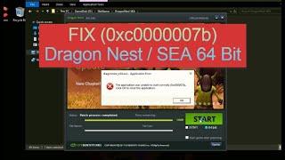 Fix DRAGON NEST | DRAGON NEST SEA 64 Bit Error (0xc0000007b).