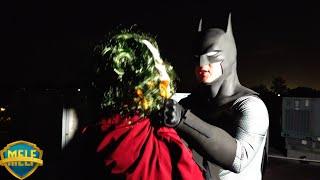 BATMAN BEATS UP JOKER!! | Epic Real Life DC Superhero Movie - MELF