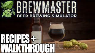 Brewmaster: Beer Brewing Simulator Game - Longplay Walkthrough + Recipe Guides