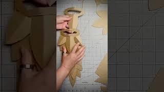 Cardboard dragon scales by Zygote Brown Designs #cardboardcosplay