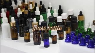 10ml mini small size empty cosmetic wholesale glass essential oil bottle