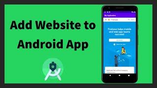 How to add any website/webpage in android app using webview | Android Studio | Java