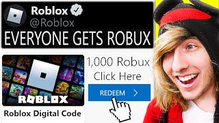 Roblox is Giving Away FREE ROBUX...