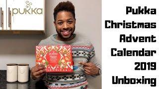 Pukka Tea Christmas Advent Calendar Unboxing - 2019 Pukka Herbs Organic Christmas Calendar Teas