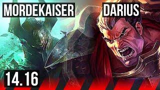 MORDEKAISER vs DARIUS (TOP) | 700+ games, 13/4/7 | NA Master | 14.16