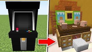 СЕКРЕТНЫЕ ПОСТРОЙКИ MINECRAFT, КОТОРЫЕ ВЫ МОЖЕТЕ ПОСТРОИТЬ! ТУТОРИАЛ ИГРОВОЙ АВТОМАТ