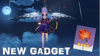 New Gliding Gadget: Red Feather Fan + Speed Comparison - Inazuma Reputation Level 5 | Genshin Impact