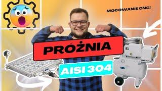 Wady i zalety stołu próżniowego! Czy utrzyma płyty ze stali nierdzewnej?[Operator CNC 2.0 #109]